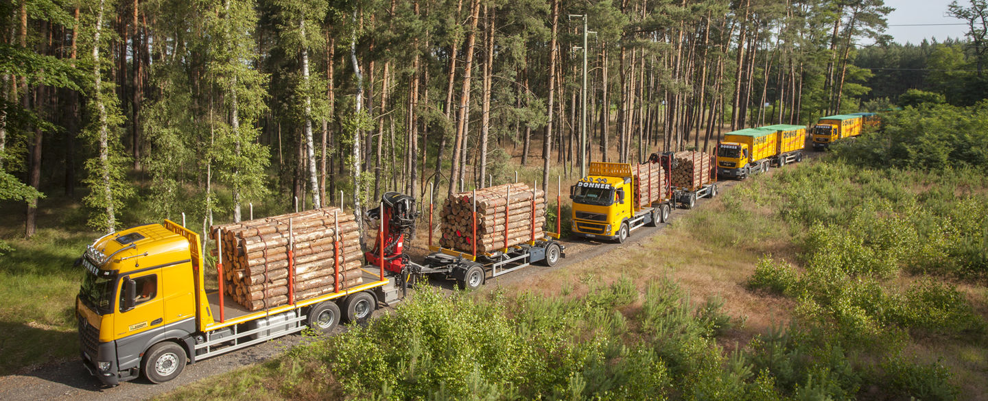 Unsere Logistikkette bietet lückenlosen Transport.